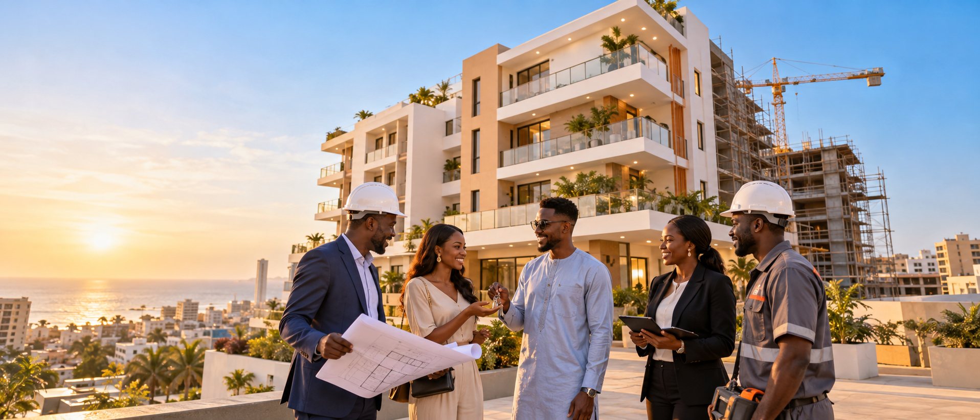 Une résidence moderne à Dakar et les acteurs de l’immobilier qui utilisent Solimus